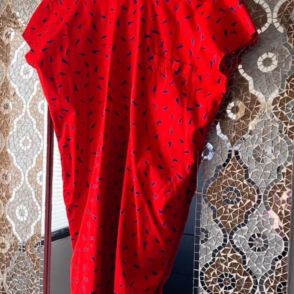 Y's Yohji Yamamoto Button Back True Red Size M Li… - image 5